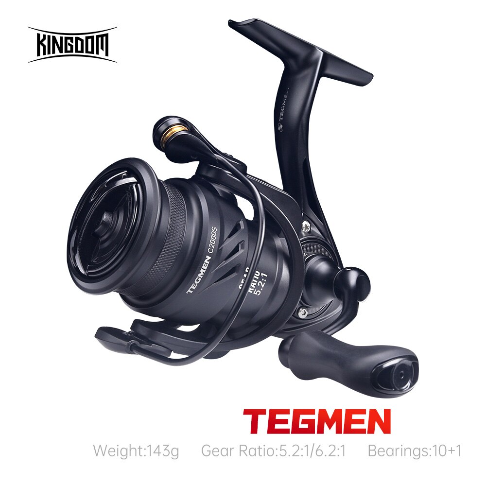 Kingdom Tegmen 5.2:1 6.2:1 143 - đánh giá và giá Kastking Reel Zephyr
